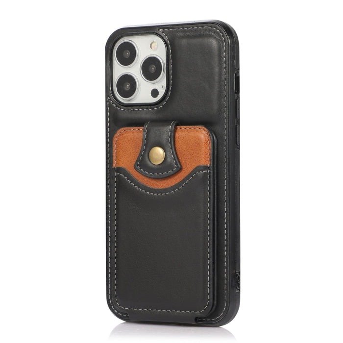 Estuche para teléfono con billetera de piel suave