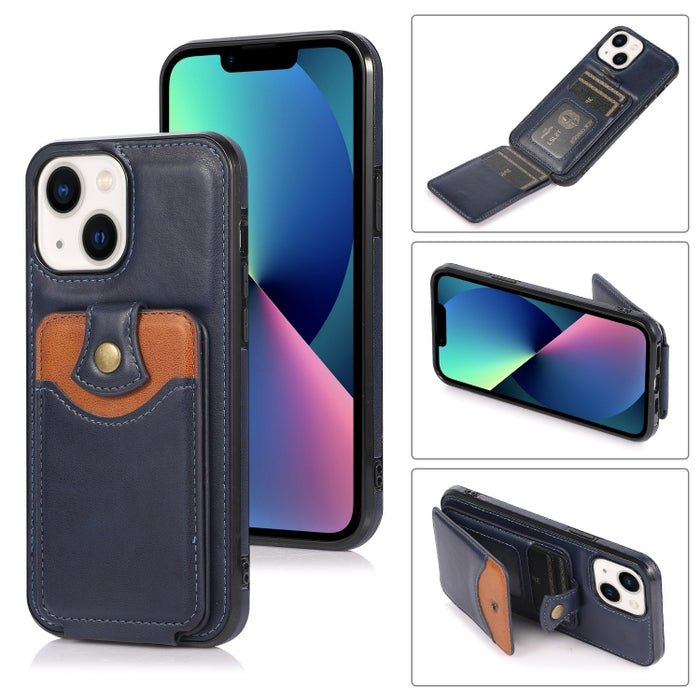 Estuche para teléfono con billetera de piel suave