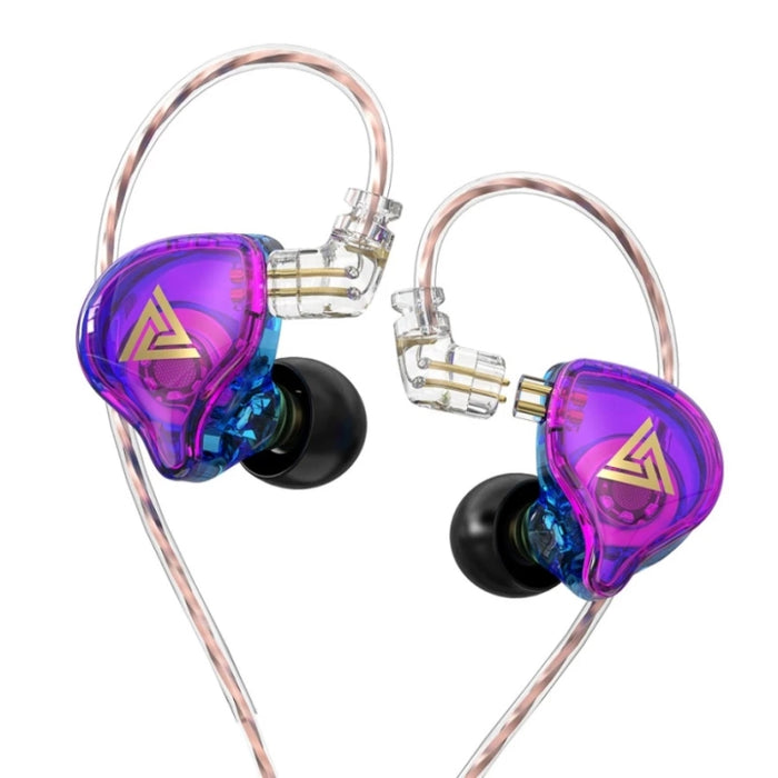 QKZ AK6 PLUS HiFi Bass Cable de audio desmontable Dynamic Heavy Bass Auricular con cable