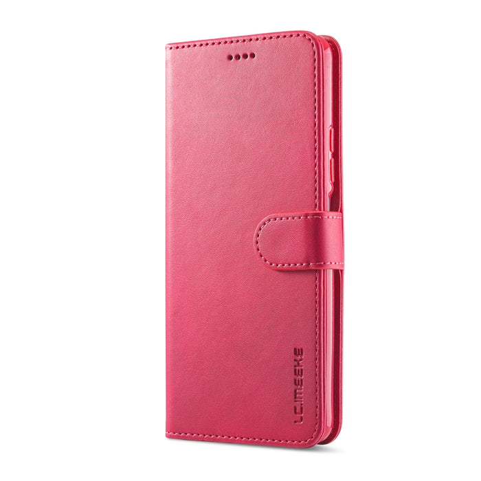 LC.IMEEKE Estuche para teléfono de cuero con textura de becerro, For Xiaomi Poco X4 GT 5G