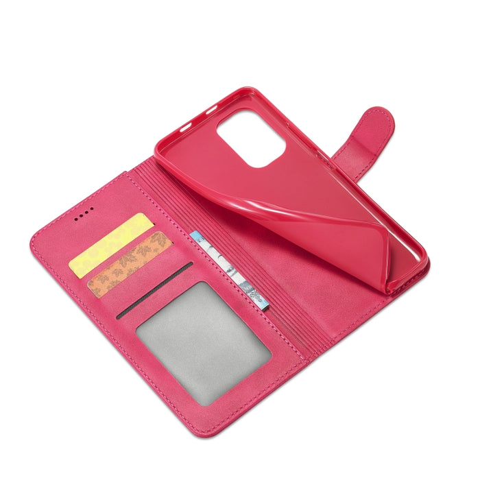 LC.IMEEKE Estuche para teléfono de cuero con textura de becerro, For Xiaomi Poco X4 GT 5G