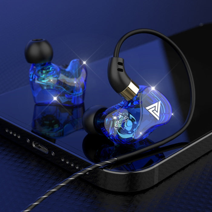 QKZ SK7 3.5mm Sports In-ear Copper Driver Auricular estéreo HIFI con cable y micrófono