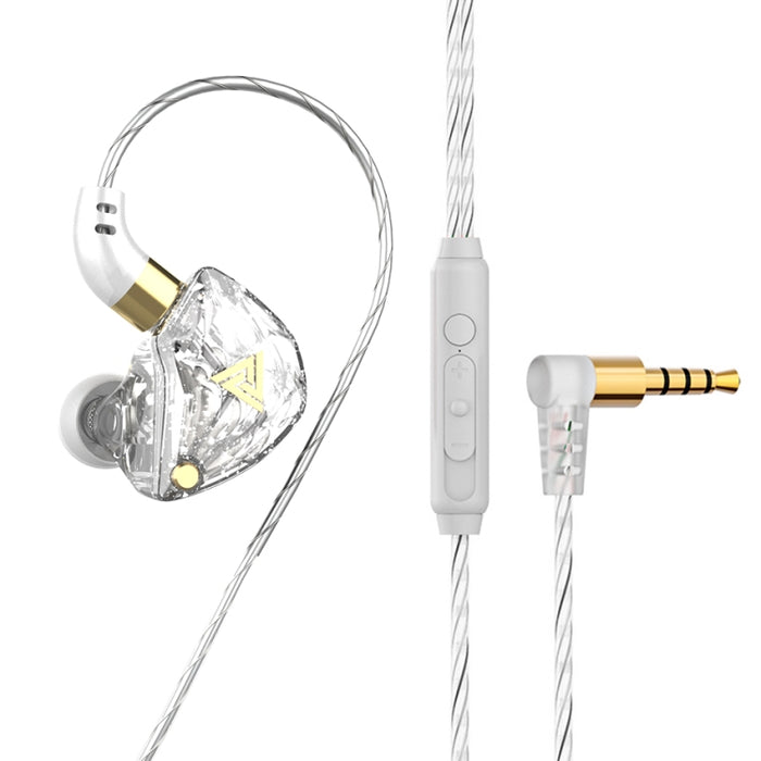 QKZ SK8 3.5mm Sports In-ear Dynamic HIFI Monitor Auricular con micrófono