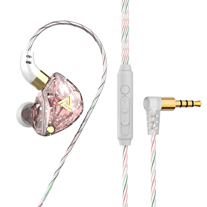 QKZ SK8 3.5mm Sports In-ear Dynamic HIFI Monitor Auricular con micrófono