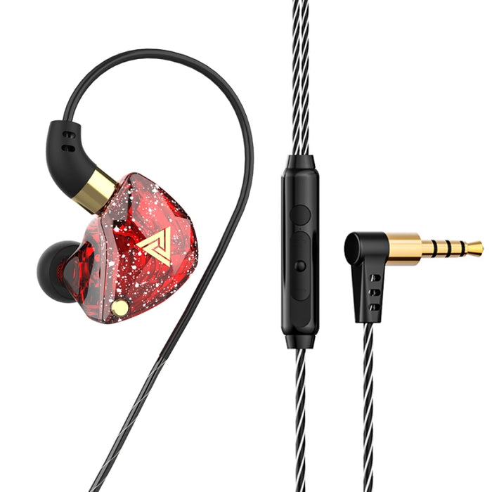 QKZ SK8 3.5mm Sports In-ear Dynamic HIFI Monitor Auricular con micrófono