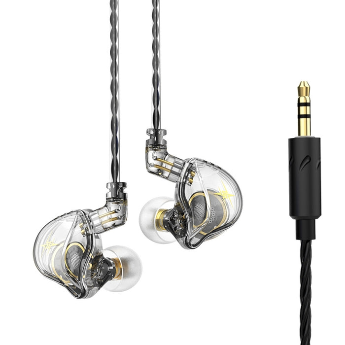 QKZ ZXT Sports In-ear Cableado Control Plug HIFI Stereo Stage Monitor Auricular