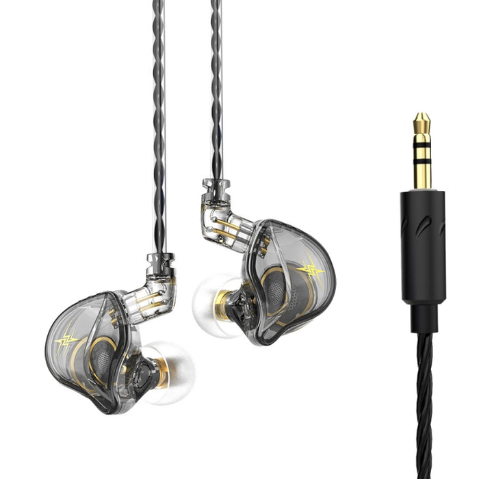 QKZ ZXT Sports In-ear Cableado Control Plug HIFI Stereo Stage Monitor Auricular