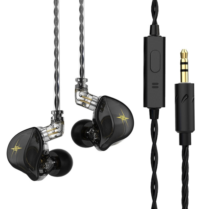 QKZ ZXT Sports In-ear Cableado Control Plug HIFI Stereo Stage Monitor Auricular