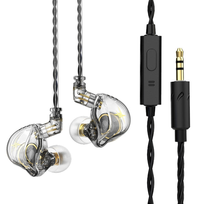 QKZ ZXT Sports In-ear Cableado Control Plug HIFI Stereo Stage Monitor Auricular