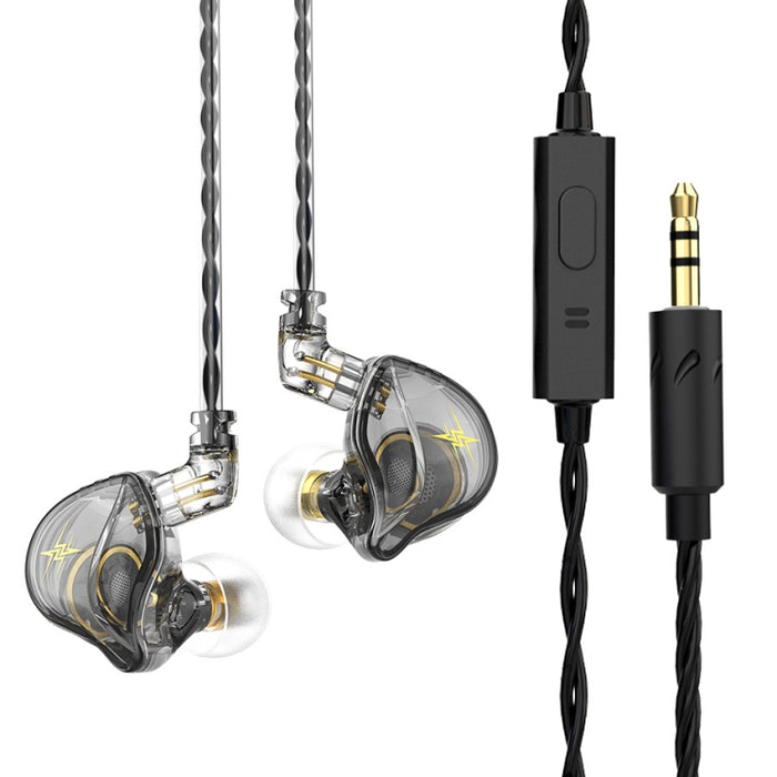 QKZ ZXT Sports In-ear Cableado Control Plug HIFI Stereo Stage Monitor Auricular