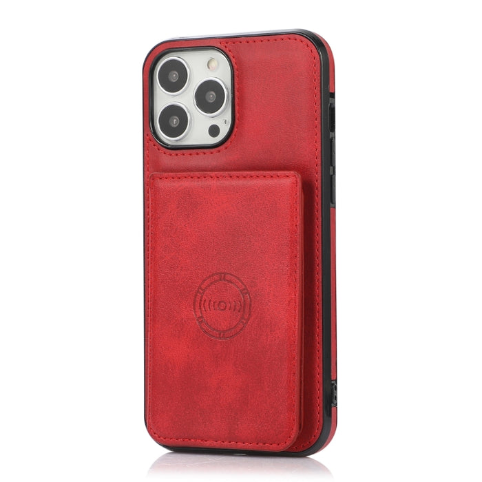Estuche para tarjetas magnéticas con textura de becerro