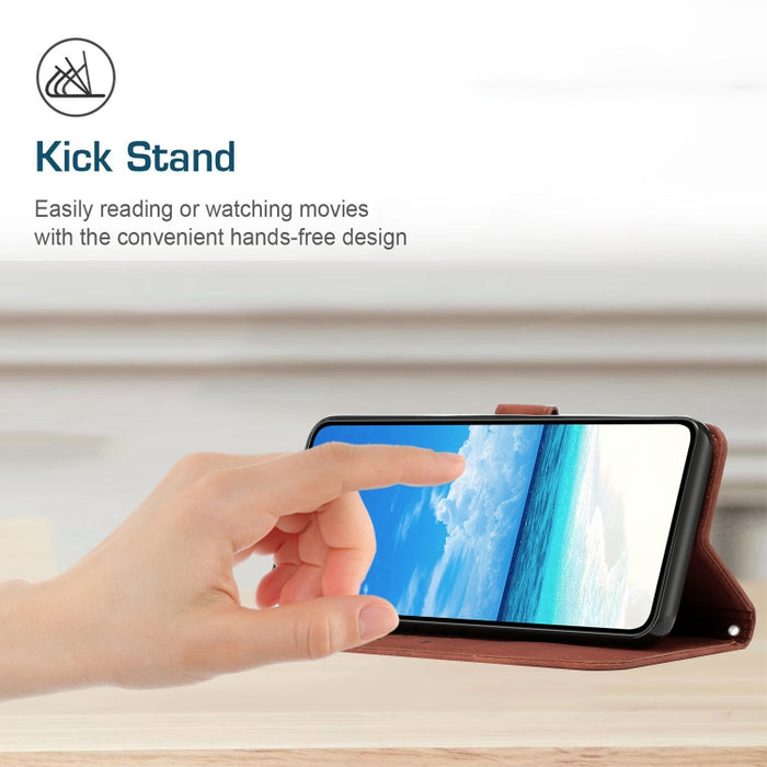 Estuche para teléfono de cuero con patrón de corazón y sensación de piel con cordón, For Xiaomi Poco M3, For Xiaomi Poco M4 Pro, For Xiaomi Poco X3 NFC, For Xiaomi Poco X4 Pro 5G