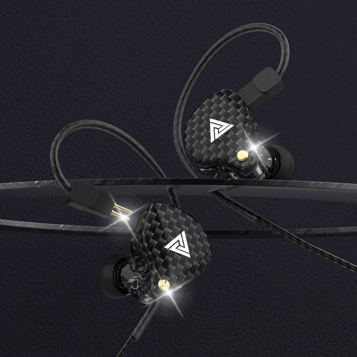 QKZ VK4 In-Ear Subwoofer HiFi Auricular controlado por cable con micrófono