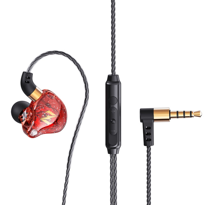 QKZ ZEN In-ear Subwoofer Música controlada por cable Running Sports Auricular con micrófono