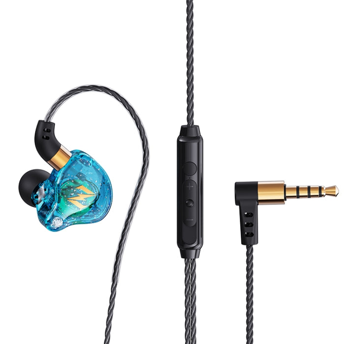 QKZ ZEN In-ear Subwoofer Música controlada por cable Running Sports Auricular con micrófono