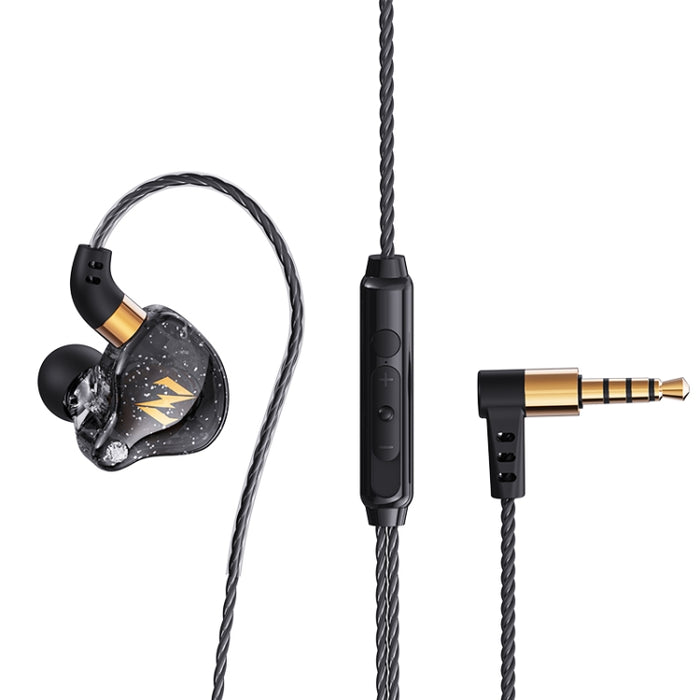 QKZ ZEN In-ear Subwoofer Música controlada por cable Running Sports Auricular con micrófono