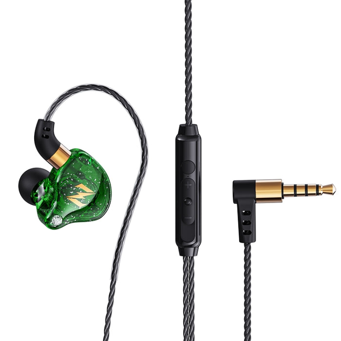 QKZ ZEN In-ear Subwoofer Música controlada por cable Running Sports Auricular con micrófono