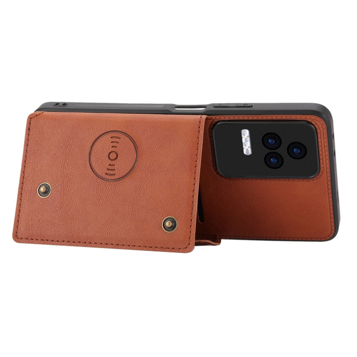 Estuche magnético para teléfono con ranuras para tarjetas con doble hebilla, For OPPO Reno7 4G, For Xiaomi Redmi K50 Pro, For OPPO Reno7 Pro, For Xiaomi Redmi K50 Gaming, For OPPO Reno8, For Xiaomi Redmi Note 11T Pro, For OPPO Reno8 Pro, For vivo X70  ...