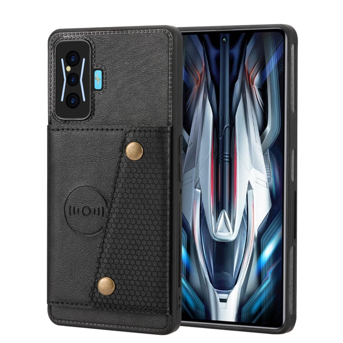 Estuche magnético para teléfono con ranuras para tarjetas con doble hebilla, For OPPO Reno7 4G, For Xiaomi Redmi K50 Pro, For OPPO Reno7 Pro, For Xiaomi Redmi K50 Gaming, For OPPO Reno8, For Xiaomi Redmi Note 11T Pro, For OPPO Reno8 Pro, For vivo X70  ...