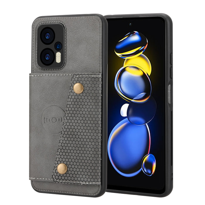 Estuche magnético para teléfono con ranuras para tarjetas con doble hebilla, For OPPO Reno7 4G, For Xiaomi Redmi K50 Pro, For OPPO Reno7 Pro, For Xiaomi Redmi K50 Gaming, For OPPO Reno8, For Xiaomi Redmi Note 11T Pro, For OPPO Reno8 Pro, For vivo X70  ...