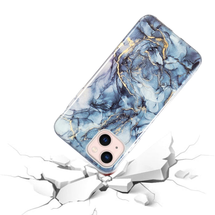 Caja del teléfono de TPU de mármol IMD