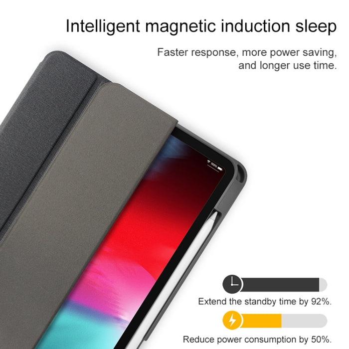Mutural YASHI Series Ultra-delgado TPU + PU Funda de cuero con tapa horizontal con soporte y función de reposo / activación y ranura para bolígrafo