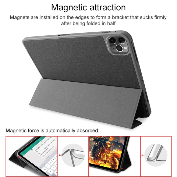 Mutural YASHI Series Ultra-delgado TPU + PU Funda de cuero con tapa horizontal con soporte y función de reposo / activación y ranura para bolígrafo