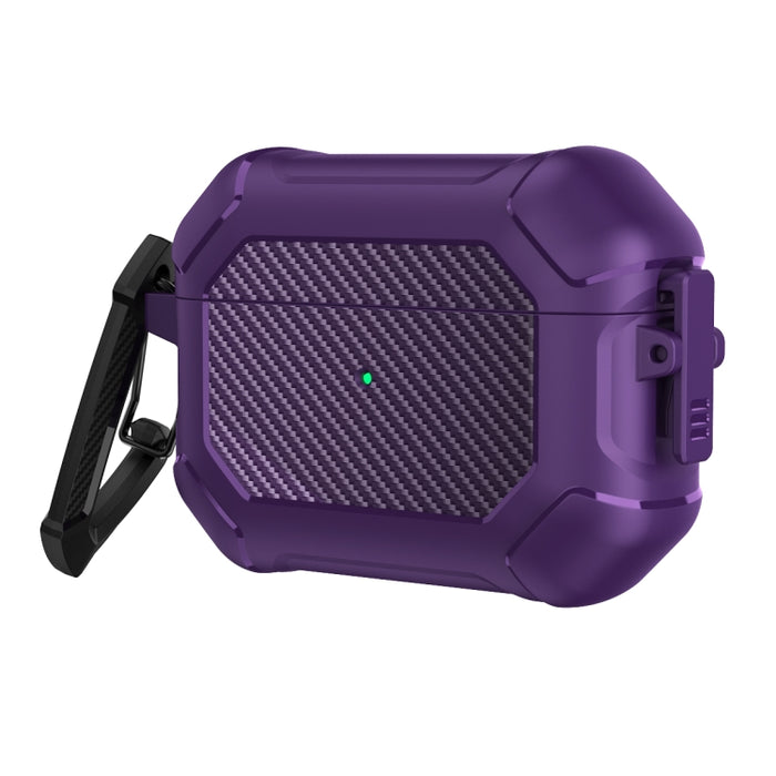 Carbon Brazing Dimension TPU+PC Funda protectora para auriculares con interruptor de bloqueo y mosquetón