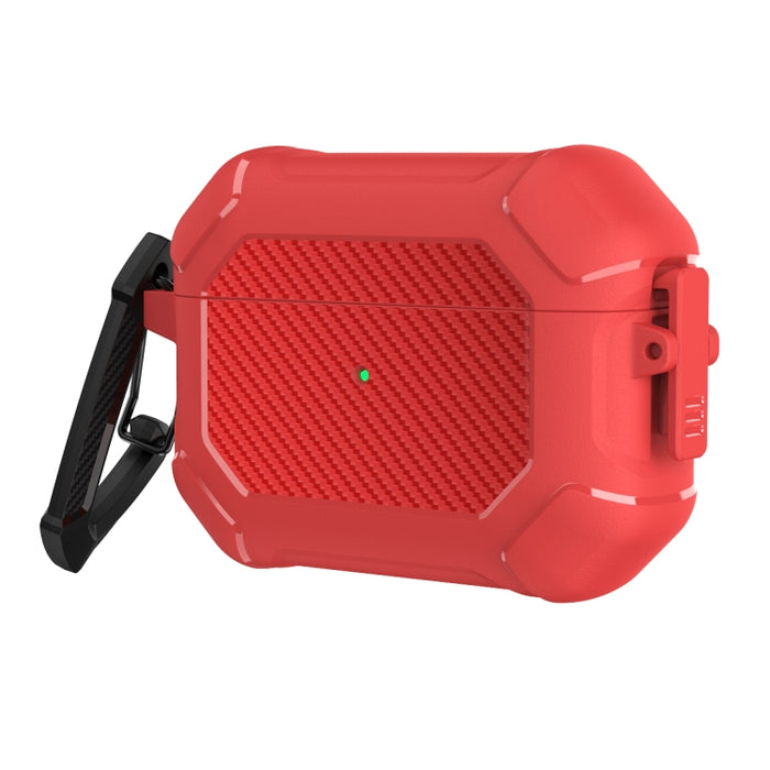 Carbon Brazing Dimension TPU+PC Funda protectora para auriculares con interruptor de bloqueo y mosquetón