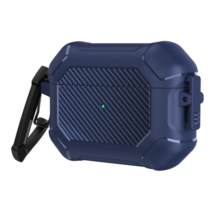 Carbon Brazing Dimension TPU+PC Funda protectora para auriculares con interruptor de bloqueo y mosquetón