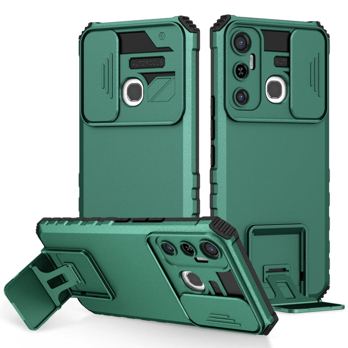 Estuche para teléfono Camshield deslizante con soporte estereoscópico, For Infinix Hot 11S NFC, For Infinix Hot 11, For Infinix Hot 10 Play/11 Play, For Infinix Hot 10s, For vivo Y20, For Xiaomi Redmi Note 11/11S Global, For Xiaomi Redmi Note 10 4G    ...