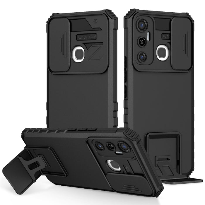 Estuche para teléfono Camshield deslizante con soporte estereoscópico, For Infinix Hot 11S NFC, For Infinix Hot 11, For Infinix Hot 10 Play/11 Play, For Infinix Hot 10s, For vivo Y20, For Xiaomi Redmi Note 11/11S Global, For Xiaomi Redmi Note 10 4G    ...