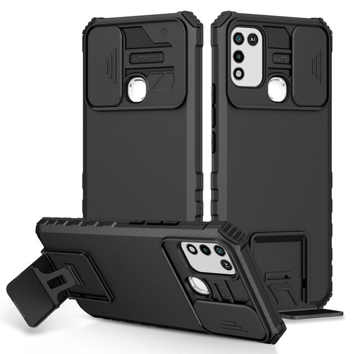 Estuche para teléfono Camshield deslizante con soporte estereoscópico, For Infinix Hot 11S NFC, For Infinix Hot 11, For Infinix Hot 10 Play/11 Play, For Infinix Hot 10s, For vivo Y20, For Xiaomi Redmi Note 11/11S Global, For Xiaomi Redmi Note 10 4G    ...