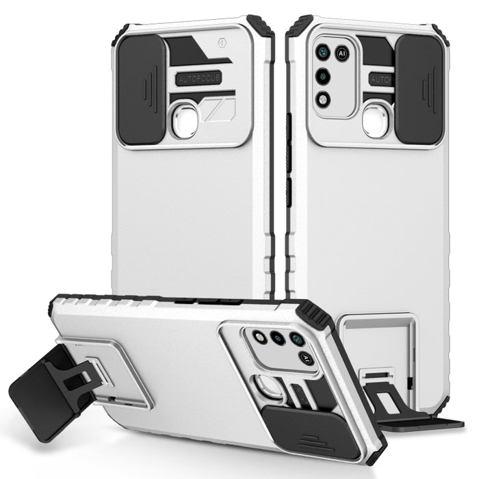 Estuche para teléfono Camshield deslizante con soporte estereoscópico, For Infinix Hot 11S NFC, For Infinix Hot 11, For Infinix Hot 10 Play/11 Play, For Infinix Hot 10s, For vivo Y20, For Xiaomi Redmi Note 11/11S Global, For Xiaomi Redmi Note 10 4G    ...