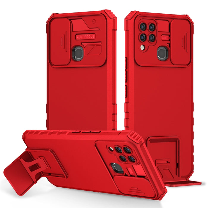 Estuche para teléfono Camshield deslizante con soporte estereoscópico, For Infinix Hot 11S NFC, For Infinix Hot 11, For Infinix Hot 10 Play/11 Play, For Infinix Hot 10s, For vivo Y20, For Xiaomi Redmi Note 11/11S Global, For Xiaomi Redmi Note 10 4G    ...