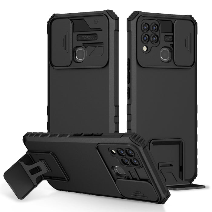 Estuche para teléfono Camshield deslizante con soporte estereoscópico, For Infinix Hot 11S NFC, For Infinix Hot 11, For Infinix Hot 10 Play/11 Play, For Infinix Hot 10s, For vivo Y20, For Xiaomi Redmi Note 11/11S Global, For Xiaomi Redmi Note 10 4G    ...