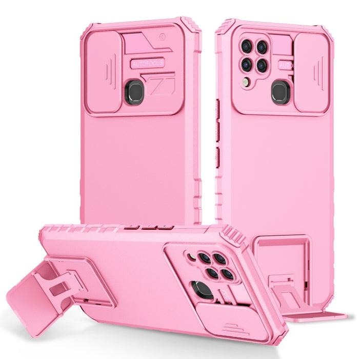 Estuche para teléfono Camshield deslizante con soporte estereoscópico, For Infinix Hot 11S NFC, For Infinix Hot 11, For Infinix Hot 10 Play/11 Play, For Infinix Hot 10s, For vivo Y20, For Xiaomi Redmi Note 11/11S Global, For Xiaomi Redmi Note 10 4G    ...