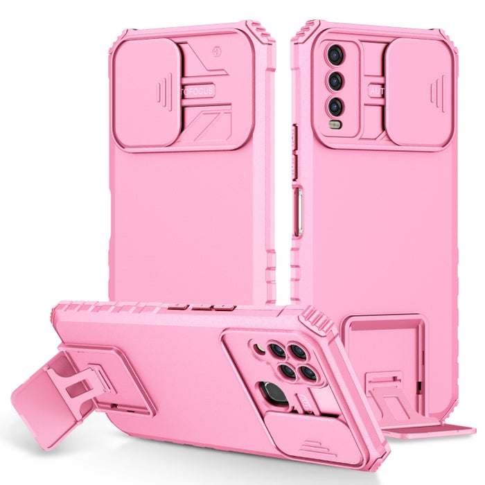 Estuche para teléfono Camshield deslizante con soporte estereoscópico, For Infinix Hot 11S NFC, For Infinix Hot 11, For Infinix Hot 10 Play/11 Play, For Infinix Hot 10s, For vivo Y20, For Xiaomi Redmi Note 11/11S Global, For Xiaomi Redmi Note 10 4G    ...