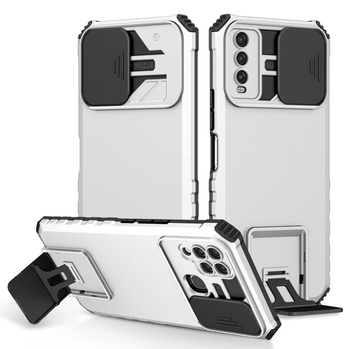 Estuche para teléfono Camshield deslizante con soporte estereoscópico, For Infinix Hot 11S NFC, For Infinix Hot 11, For Infinix Hot 10 Play/11 Play, For Infinix Hot 10s, For vivo Y20, For Xiaomi Redmi Note 11/11S Global, For Xiaomi Redmi Note 10 4G    ...