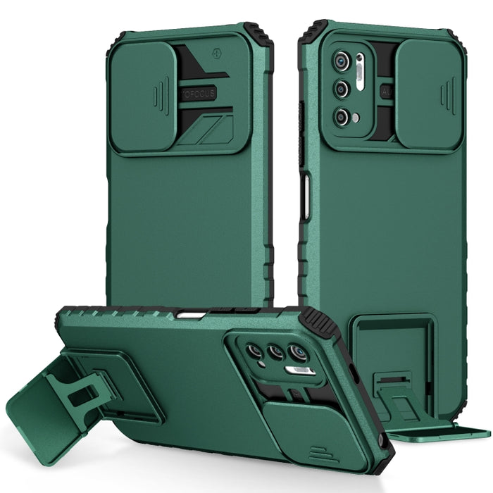 Estuche para teléfono Camshield deslizante con soporte estereoscópico, For Infinix Hot 11S NFC, For Infinix Hot 11, For Infinix Hot 10 Play/11 Play, For Infinix Hot 10s, For vivo Y20, For Xiaomi Redmi Note 11/11S Global, For Xiaomi Redmi Note 10 4G    ...