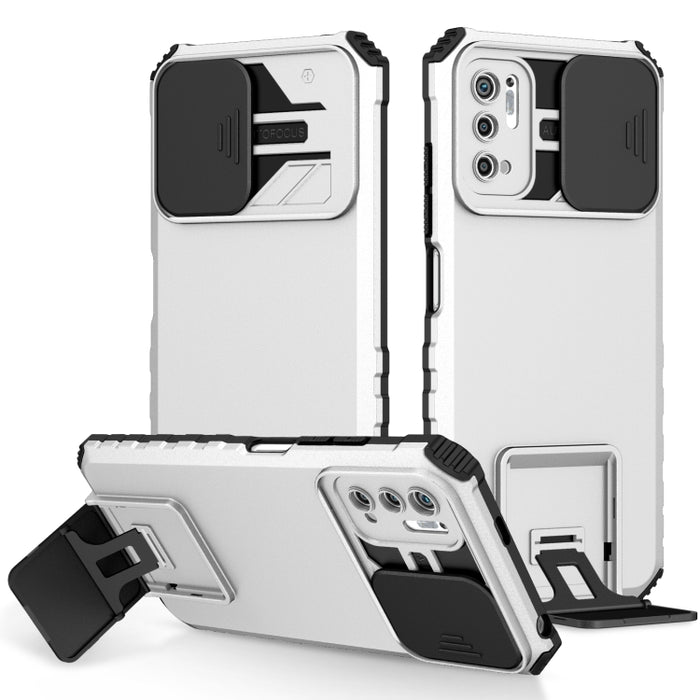 Estuche para teléfono Camshield deslizante con soporte estereoscópico, For Infinix Hot 11S NFC, For Infinix Hot 11, For Infinix Hot 10 Play/11 Play, For Infinix Hot 10s, For vivo Y20, For Xiaomi Redmi Note 11/11S Global, For Xiaomi Redmi Note 10 4G    ...