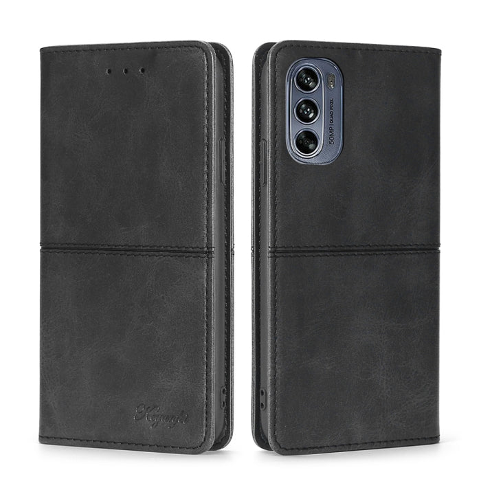 Estuche para teléfono de cuero con tapa horizontal magnética con textura de vaca, For Motorola Moto G62 5G, For OPPO A57 4G 2022, For OPPO A57 5G 2022/Realme Q5i, For OPPO Reno7 4G/F21 Pro 4G, For OPPO Reno7 A Japan Version, For Alcatel 1B 2022        ...