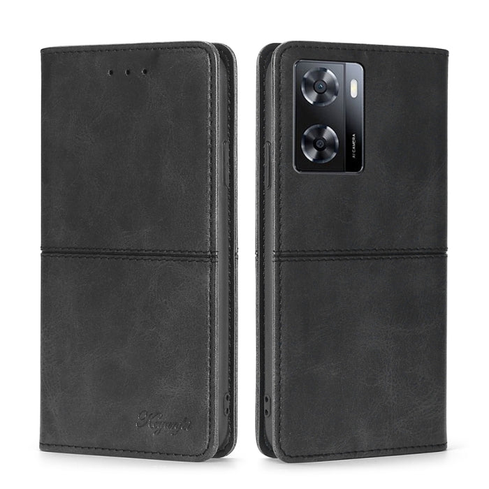 Estuche para teléfono de cuero con tapa horizontal magnética con textura de vaca, For Motorola Moto G62 5G, For OPPO A57 4G 2022, For OPPO A57 5G 2022/Realme Q5i, For OPPO Reno7 4G/F21 Pro 4G, For OPPO Reno7 A Japan Version, For Alcatel 1B 2022        ...