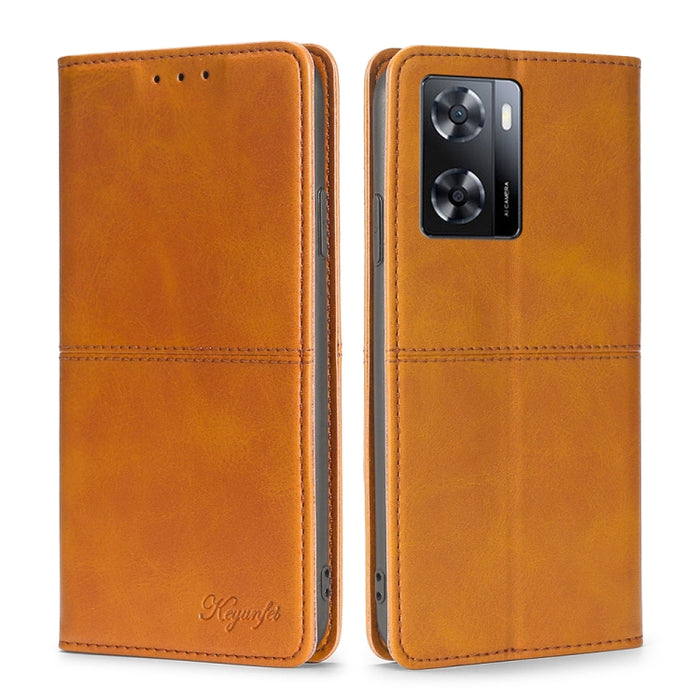 Estuche para teléfono de cuero con tapa horizontal magnética con textura de vaca, For Motorola Moto G62 5G, For OPPO A57 4G 2022, For OPPO A57 5G 2022/Realme Q5i, For OPPO Reno7 4G/F21 Pro 4G, For OPPO Reno7 A Japan Version, For Alcatel 1B 2022        ...