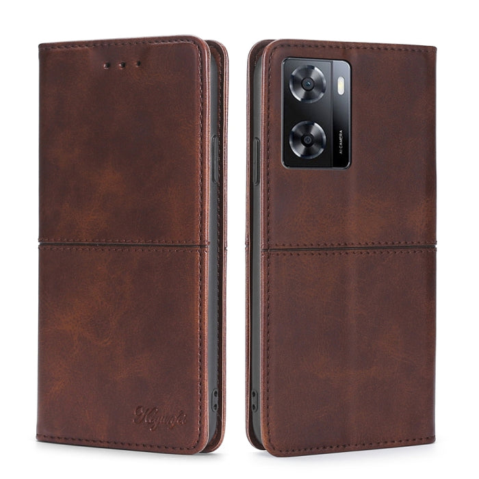 Estuche para teléfono de cuero con tapa horizontal magnética con textura de vaca, For Motorola Moto G62 5G, For OPPO A57 4G 2022, For OPPO A57 5G 2022/Realme Q5i, For OPPO Reno7 4G/F21 Pro 4G, For OPPO Reno7 A Japan Version, For Alcatel 1B 2022        ...