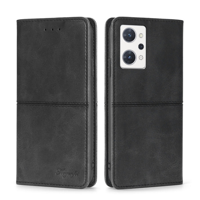 Estuche para teléfono de cuero con tapa horizontal magnética con textura de vaca, For Motorola Moto G62 5G, For OPPO A57 4G 2022, For OPPO A57 5G 2022/Realme Q5i, For OPPO Reno7 4G/F21 Pro 4G, For OPPO Reno7 A Japan Version, For Alcatel 1B 2022        ...