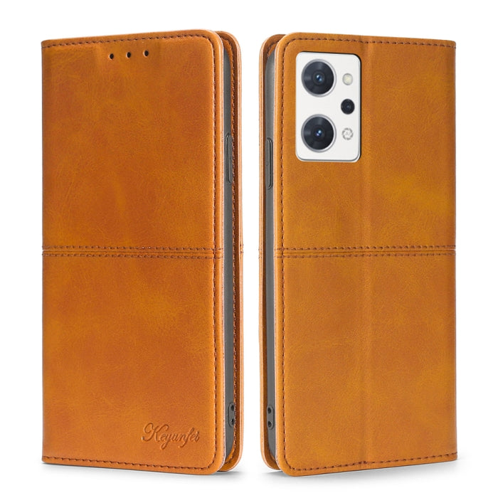 Estuche para teléfono de cuero con tapa horizontal magnética con textura de vaca, For Motorola Moto G62 5G, For OPPO A57 4G 2022, For OPPO A57 5G 2022/Realme Q5i, For OPPO Reno7 4G/F21 Pro 4G, For OPPO Reno7 A Japan Version, For Alcatel 1B 2022        ...