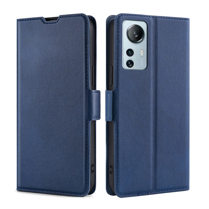 Estuche para teléfono de cuero con tapa horizontal y hebilla lateral de voltaje ultrafino, For Xiaomi 12 Lite, For Xiaomi Redmi Note 11T Pro 5G/Note 11T Pro+ 5G, For Xiaomi Poco M4 5G, For Xiaomi 12S Ultra