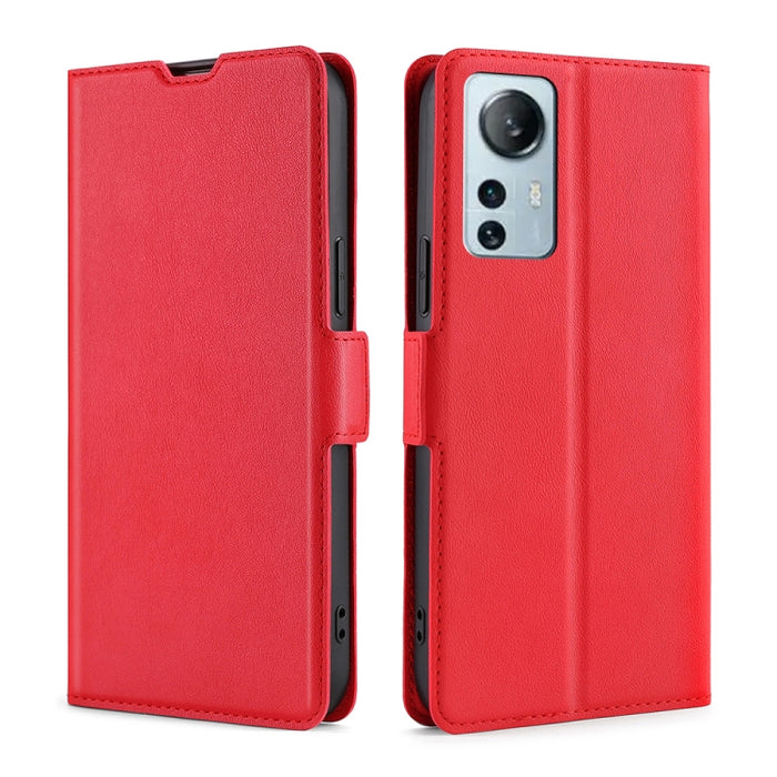 Estuche para teléfono de cuero con tapa horizontal y hebilla lateral de voltaje ultrafino, For Xiaomi 12 Lite, For Xiaomi Redmi Note 11T Pro 5G/Note 11T Pro+ 5G, For Xiaomi Poco M4 5G, For Xiaomi 12S Ultra