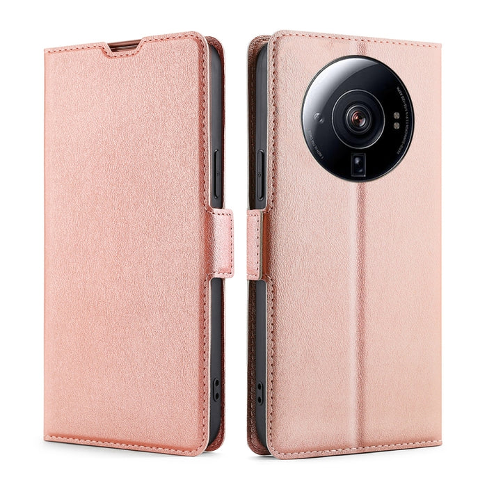 Estuche para teléfono de cuero con tapa horizontal y hebilla lateral de voltaje ultrafino, For Xiaomi 12 Lite, For Xiaomi Redmi Note 11T Pro 5G/Note 11T Pro+ 5G, For Xiaomi Poco M4 5G, For Xiaomi 12S Ultra